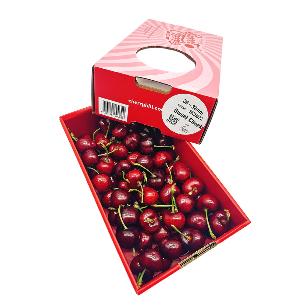 CherryHill Sweet Cheeks Export Grade Cherries Gift Box 30mm+ - 1kg - Image 4