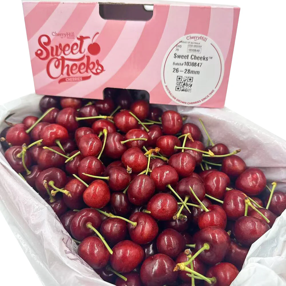 CherryHill Sweet Cheeks Low-Acid Cherries Gift Box 26–28mm 2kg - Image 5