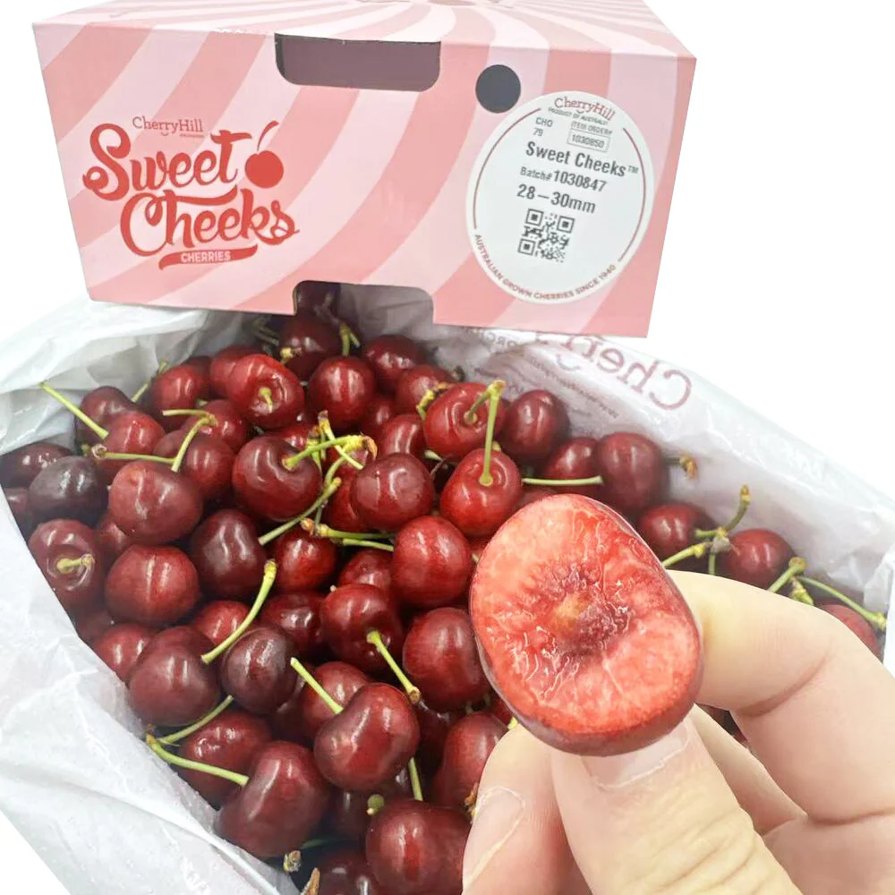 Cherryhill Sweet Cheeks Zero-Acid Cherries 28–30mm Gift Box – 2kg - Image 4