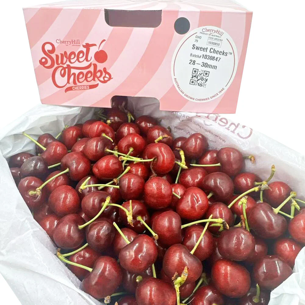 Cherryhill Sweet Cheeks Zero-Acid Cherries 28–30mm Gift Box – 2kg - Image 5