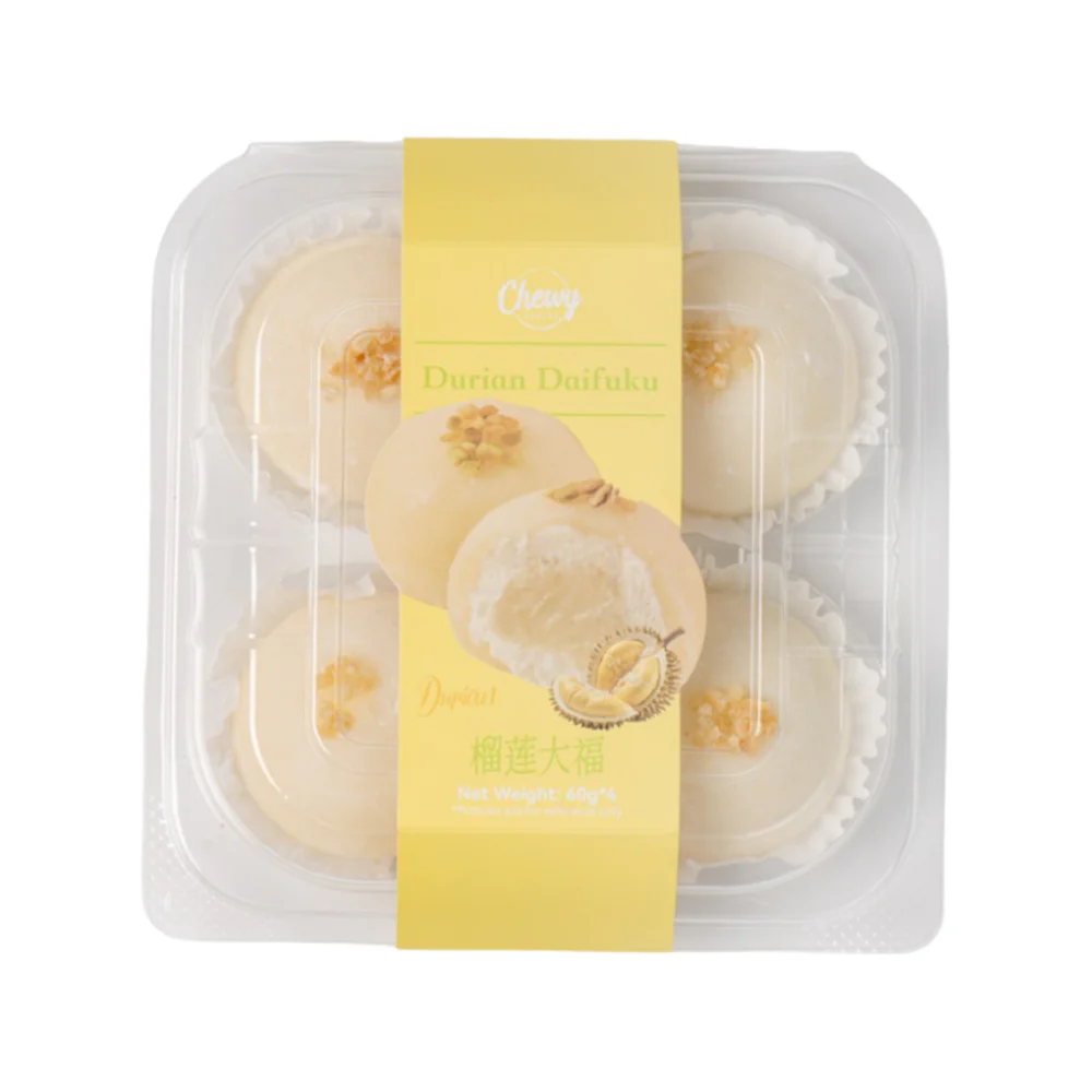 Chewy Frozen Durian Daifuku Mochi 60g