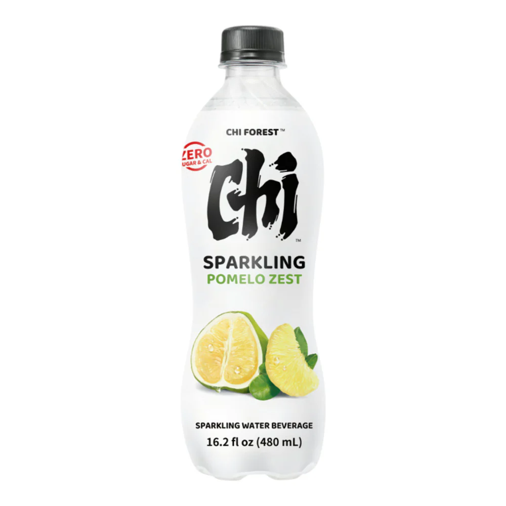 Chi Forest Pomelo Zest Sparkling Water 480mL – Zero Sugar