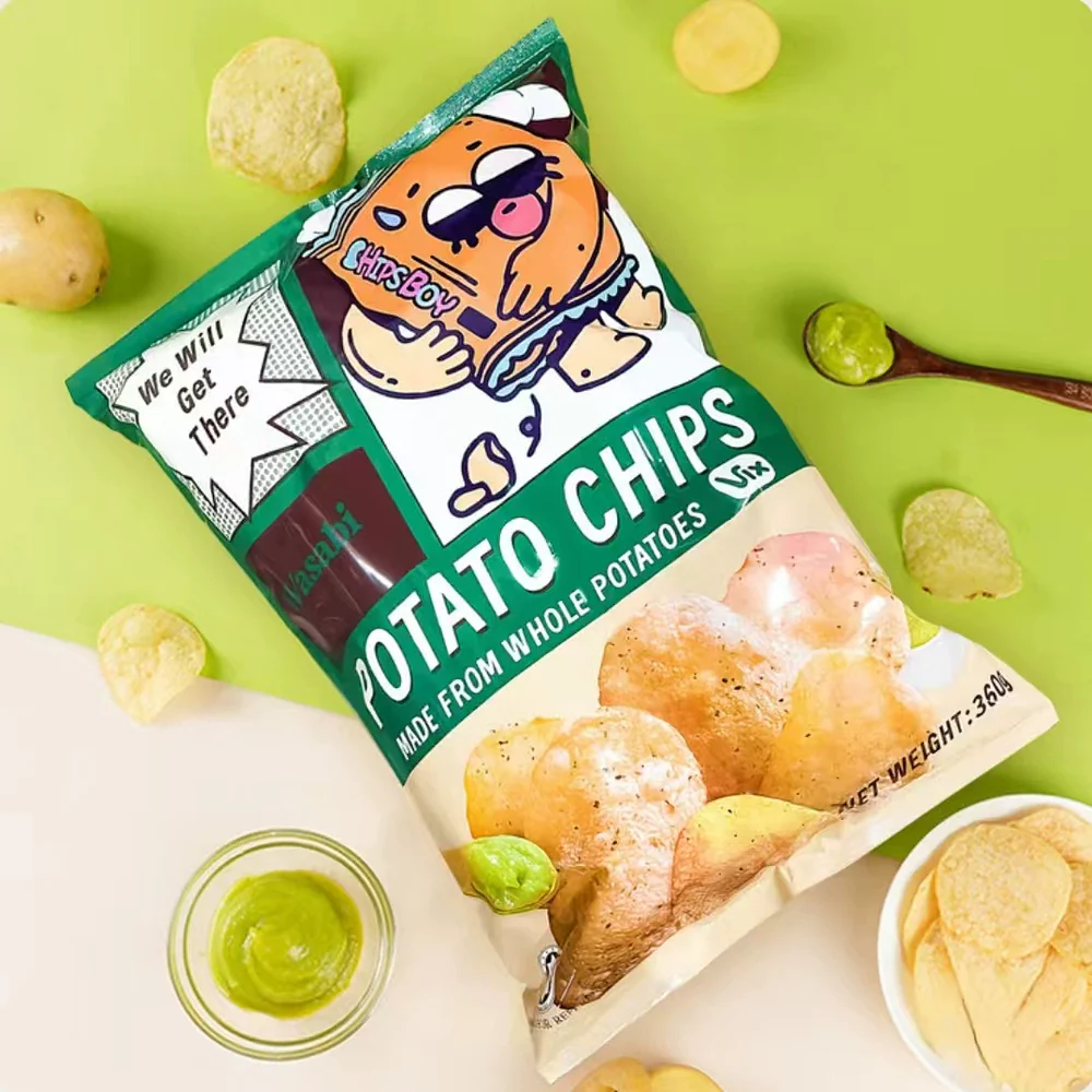 Chips Boy Wasabi Potato Chips 360g – Limited Import, Made from Whole Potatoes - Image 2