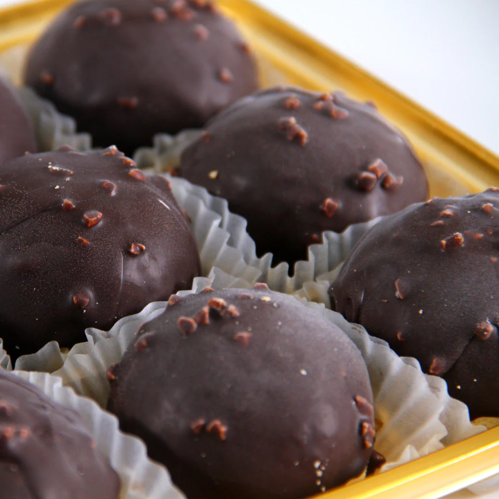 Chocolate Lava Mochi – 6 Pieces, 200g (Frozen) - Chewy Rice Cake Bites with Molten Chocolate Center