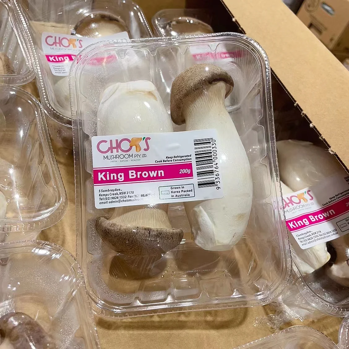 Choi's King Brown Mushrooms - 200g - Image 2