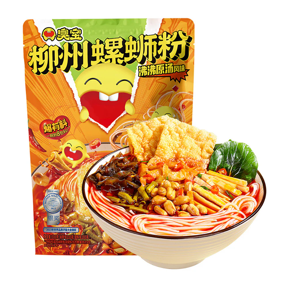 Choubao Original Snail Noodles with Large Beancurd Sticks - 300g