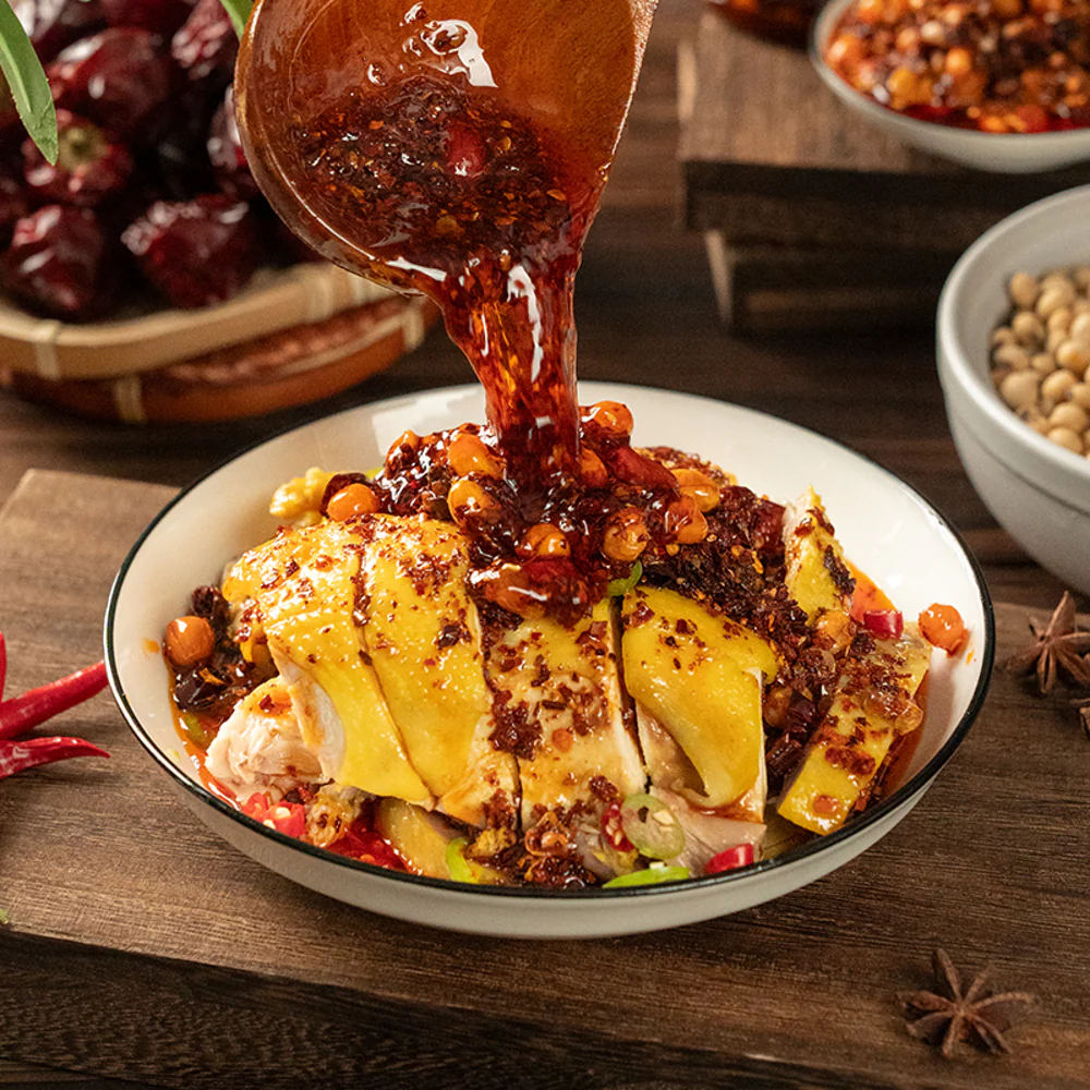 Chuanwazi Crispy Chili Oil with Peanuts 200g - Sichuan Chili Crisp - Image 3