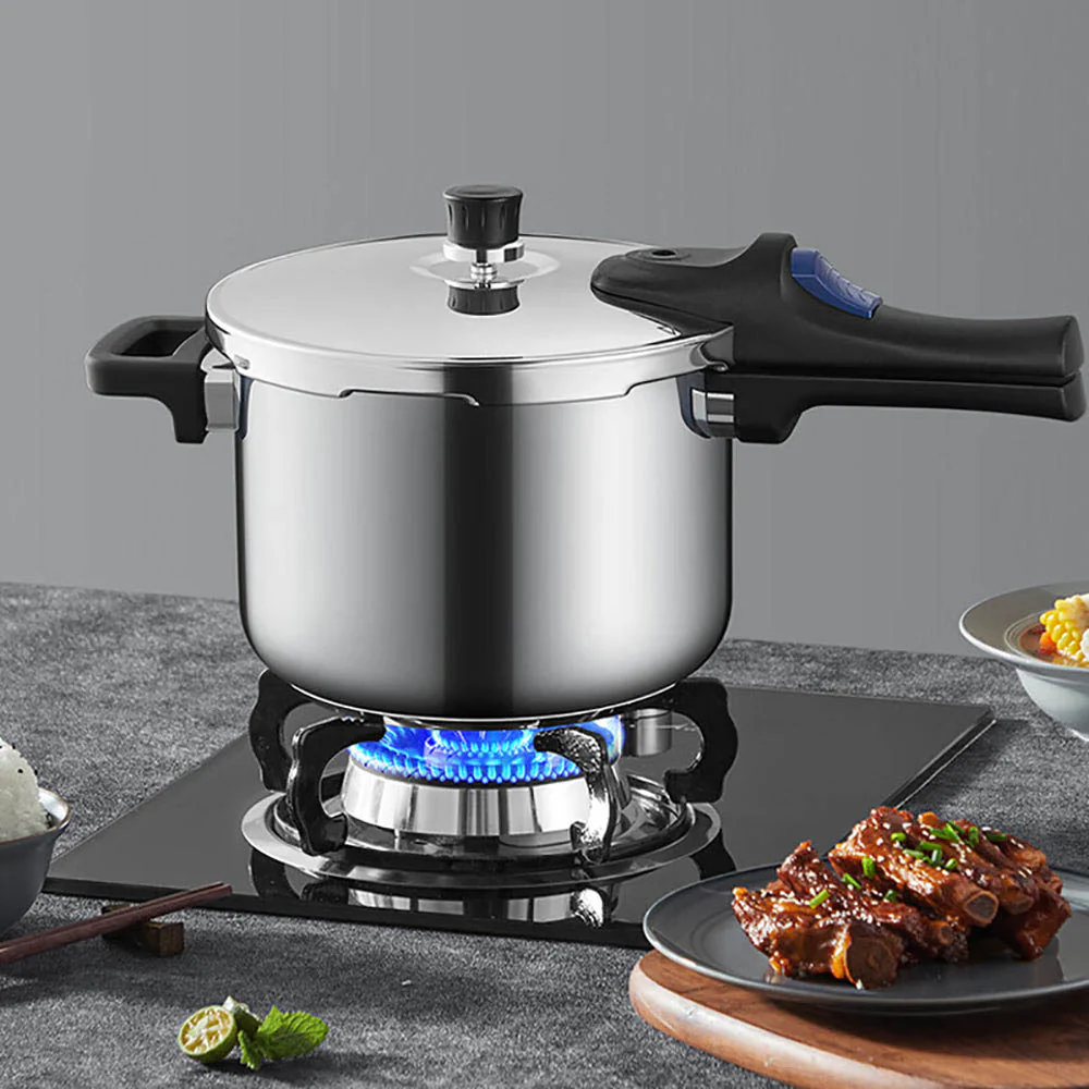 Cooker King Benwei Single Handle Pressure Cooker - 8L, 24cm - Image 2