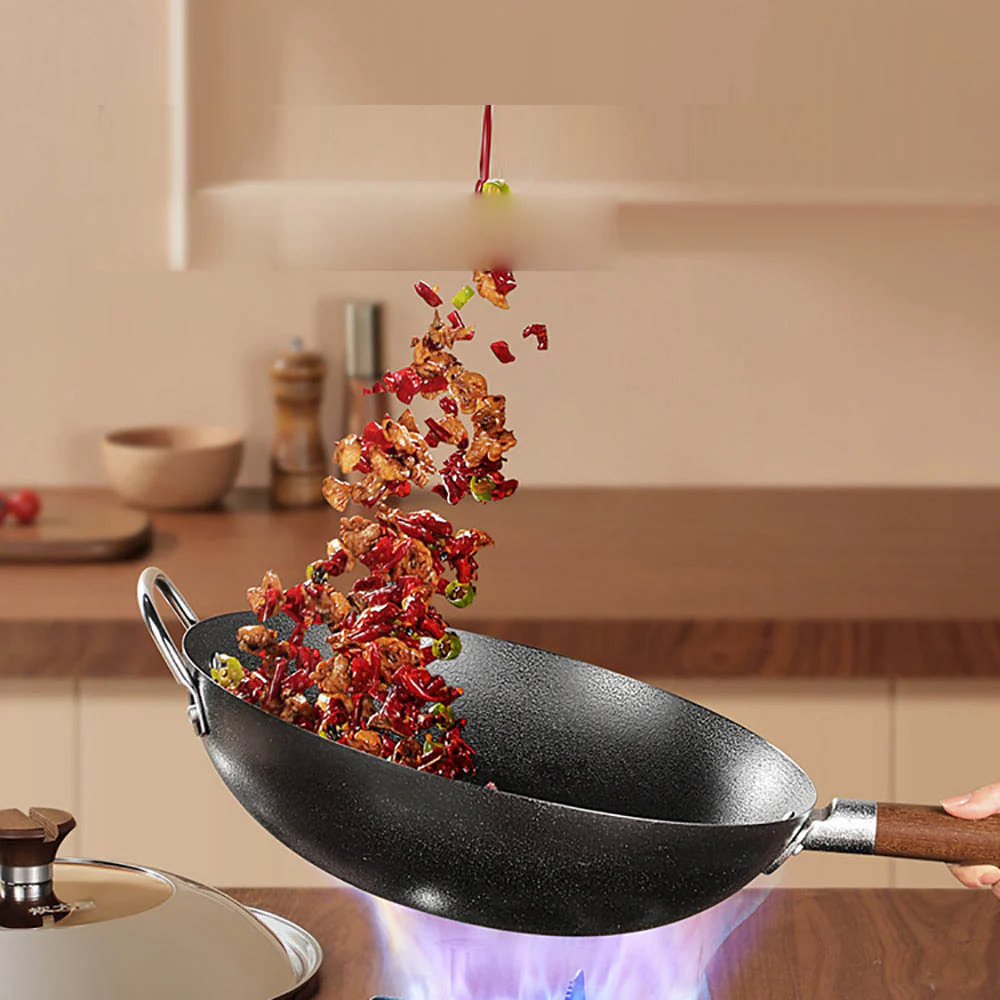 Cooker King Heritage Iron Wok - 36cm - Image 2