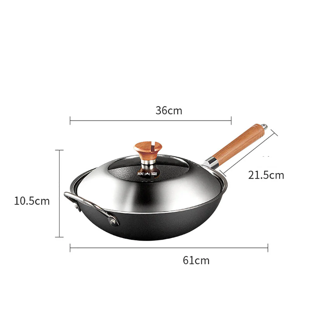 Cooker King Heritage Iron Wok - 36cm - Image 4
