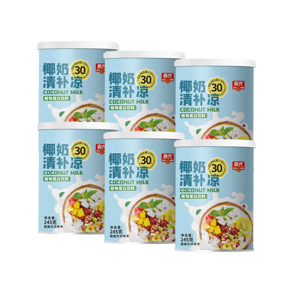 Chun Guang Coconut Milk Qingbuliang Drink 245g x 6 Cans