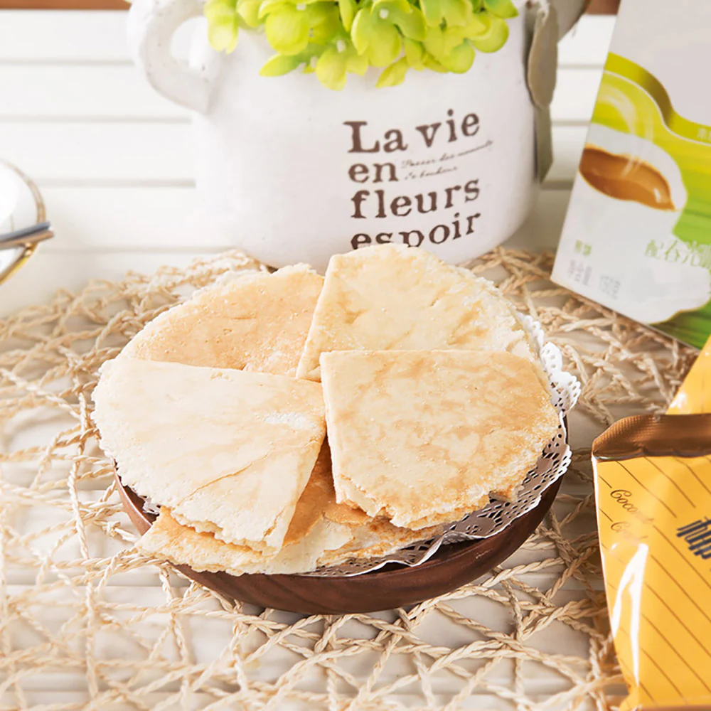 Chun Guang Coconut Thin Biscuits - Durian Flavor - 150g - Image 2