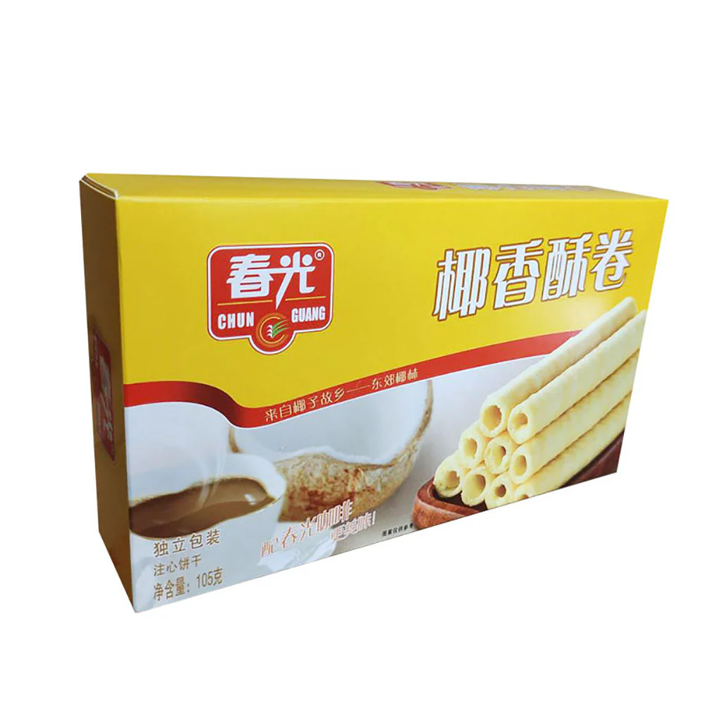 Chun Guang Coconut Wafer Rolls - 105g - Image 3