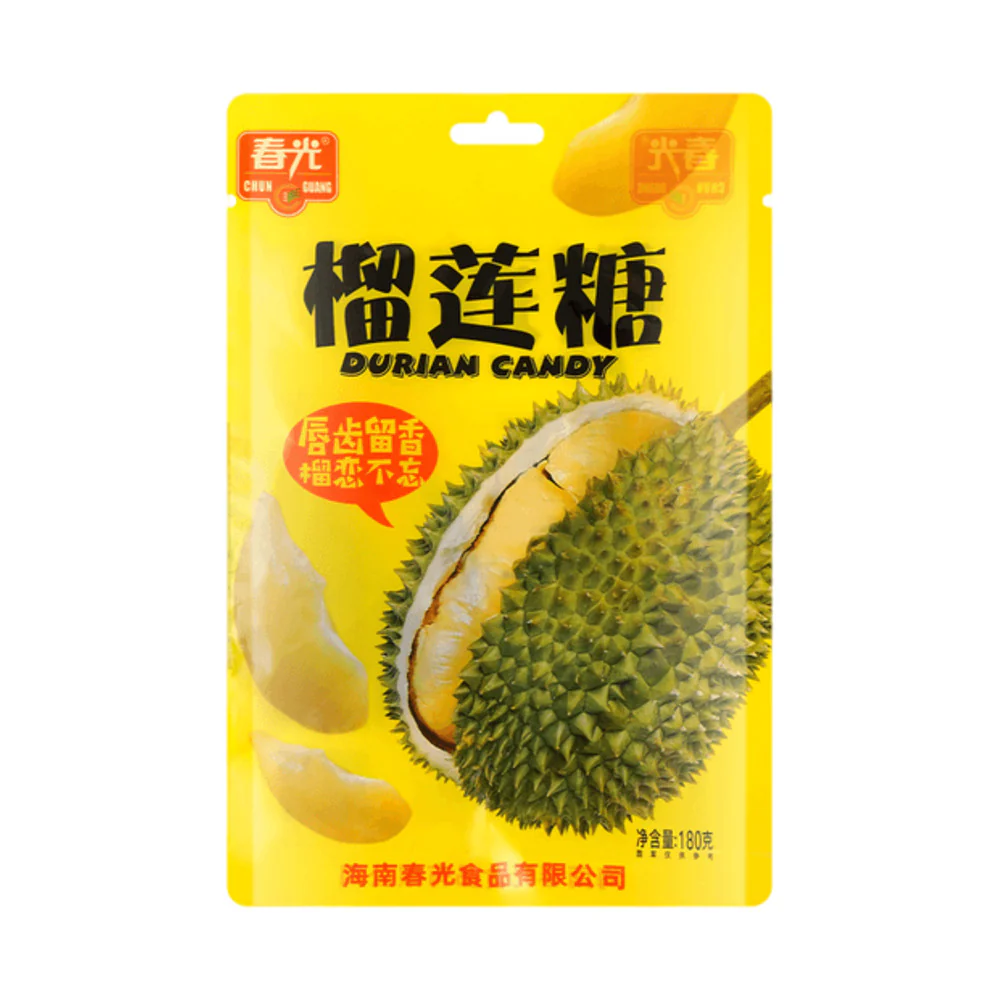 Chun Guang Durian Candy 180g - Extra Large Durian Lollies