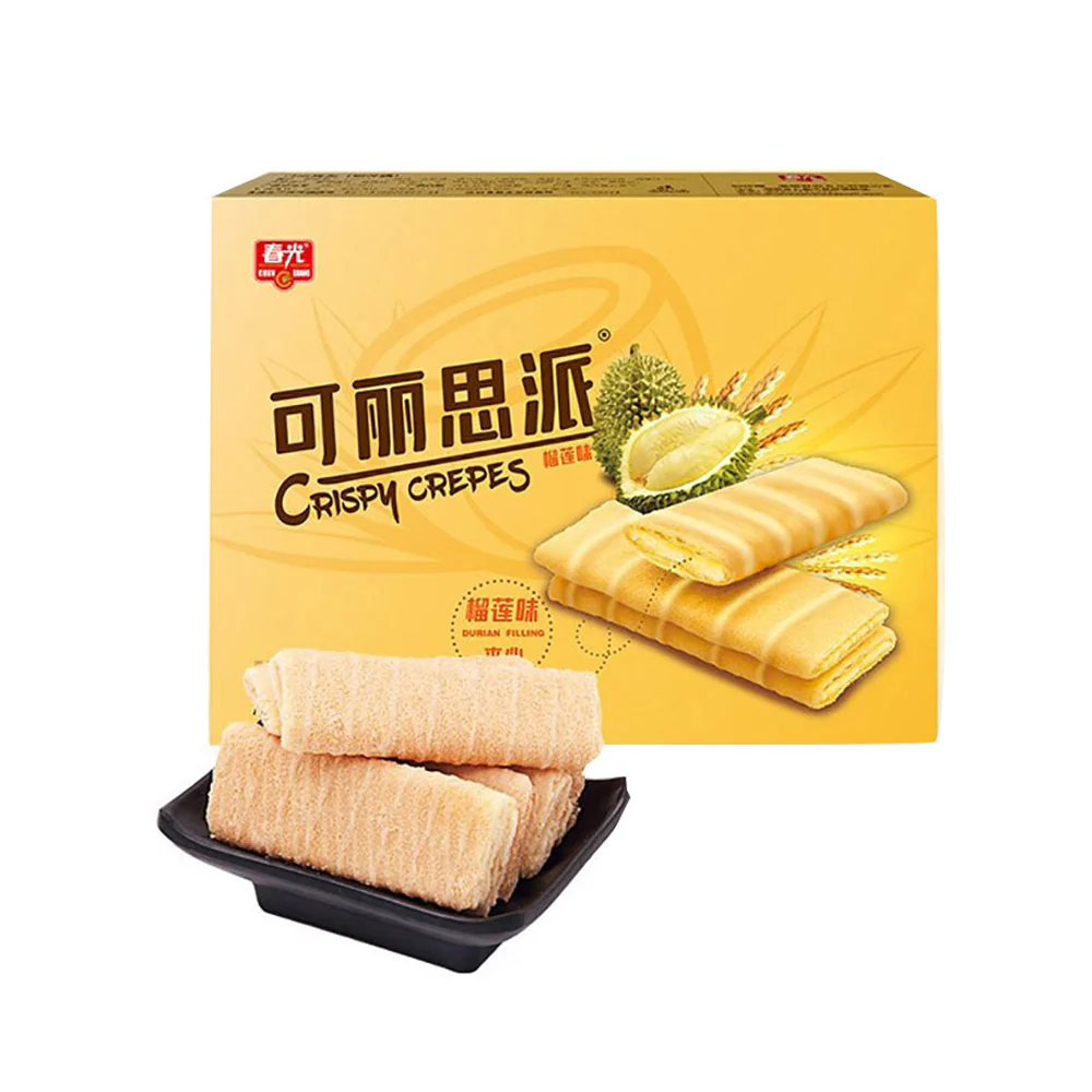 Chunguang Crispy Crepes Durian Flavor - 100g