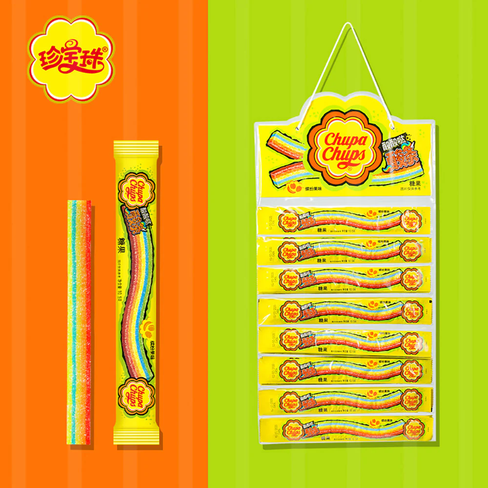Chupa Chups Sour Jelly Strip - 10.5g - Image 4