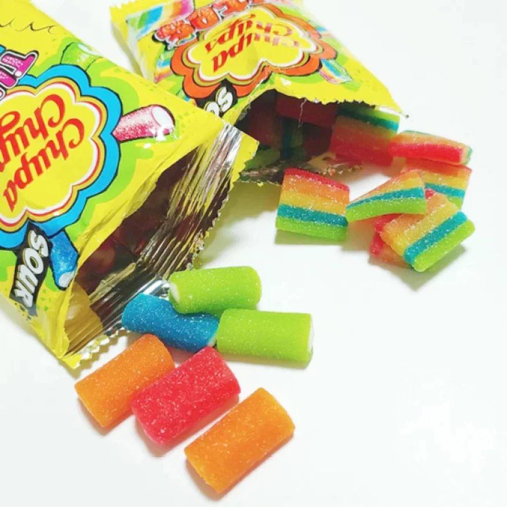 Chupa Chups Sour Rainbow Bite Gummies 55g - Image 2