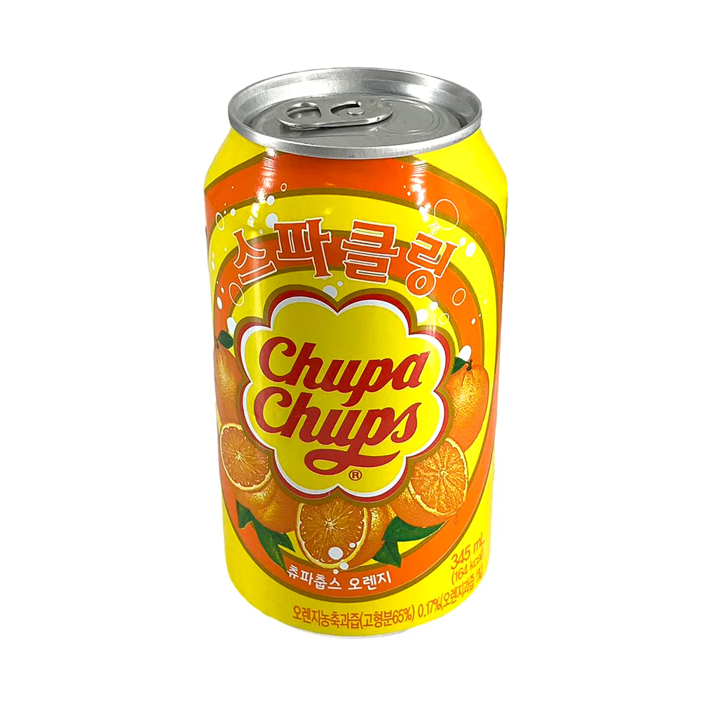 Chupa Chups Sparkling Orange Soda - 345ml - Image 2