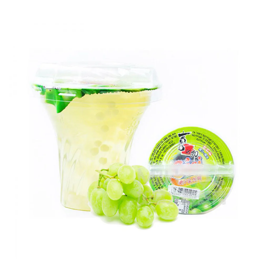 Cici Fruit Juice Jelly - Grape/Peach Flavor, Random Selection - 218g - Image 2