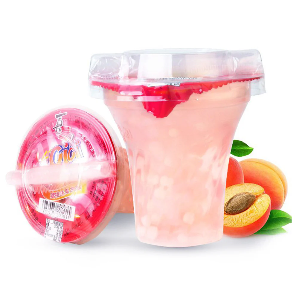 Cici Peach Juice Jelly Cup 218g