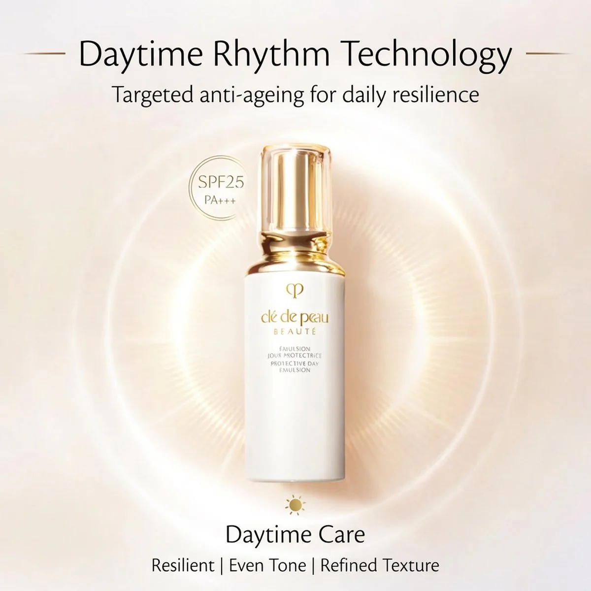 Clé de Peau Beauté Protective Day Emulsion SPF25 PA+++ 125ml (Japan Edition, 2025) - Image 3