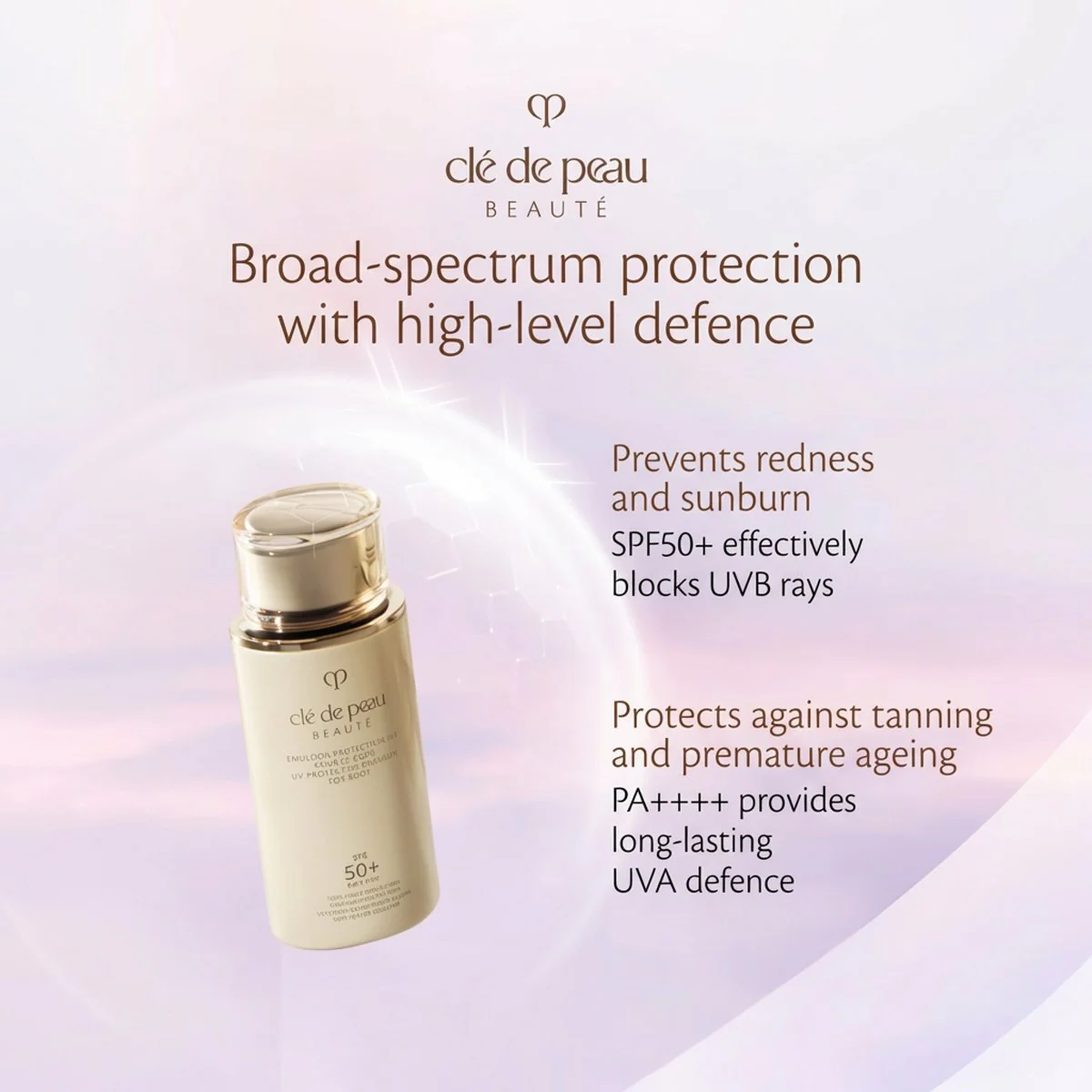 Clé de Peau Beauté UV Protective Emulsion for Body SPF50+ PA++++ – 100ml - Image 5