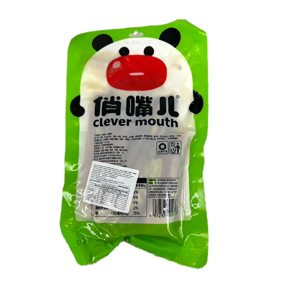 Clever Mouth Hand-Peeled Bamboo Shoots - Pickled Pepper Flavor, 500g - Image 2