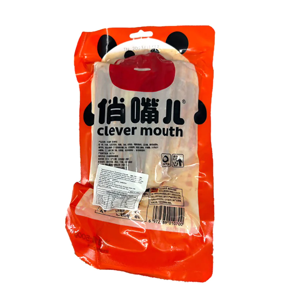 Clever Mouth Hand-Peeled Bamboo Shoots - Spicy Flavor, 500g - Image 3