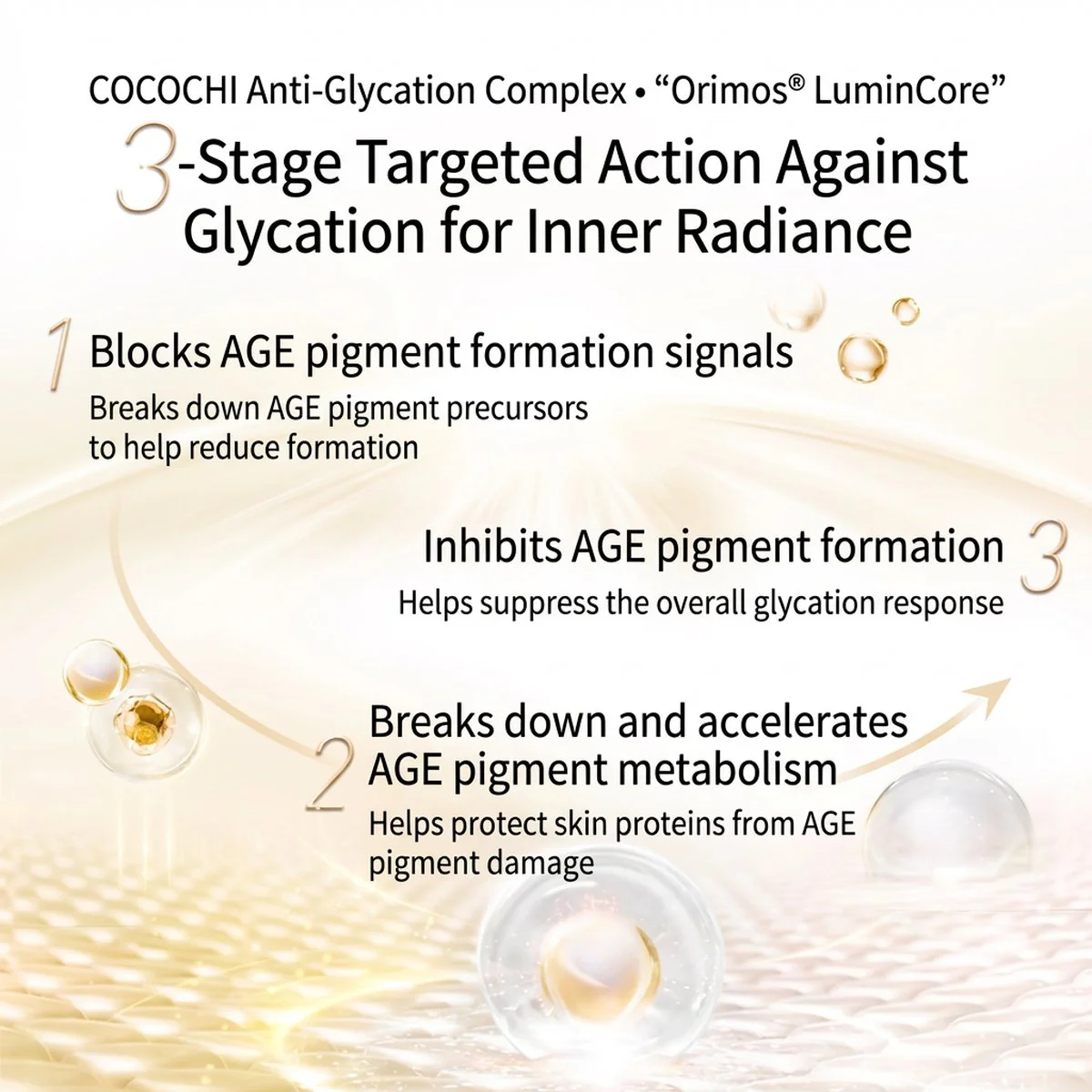 Cocochi AG Dual-Layer Anti-Glycation Gold Jar Leave-On Mask 110g - Image 4
