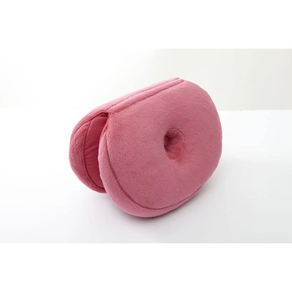 COGIT Bagel Cushion Raspberry – Velvet Hip-Shaping Seat Cushion (Pink) - Image 2