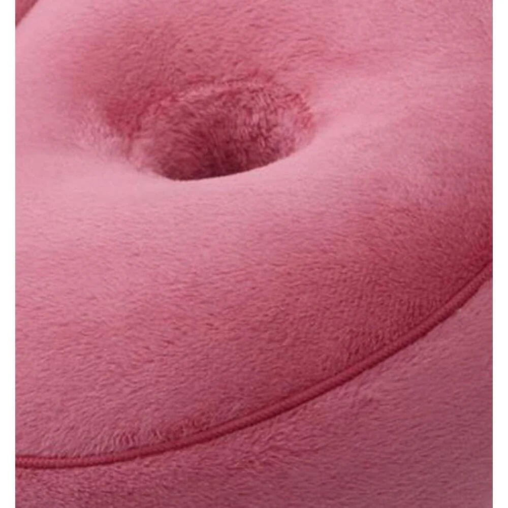 COGIT Bagel Cushion Raspberry – Velvet Hip-Shaping Seat Cushion (Pink) - Image 3