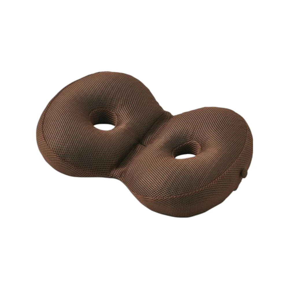 COGIT Figure-8 Gel Seat Cushion - Brown – Ergonomic Hip-Lifting Support for Office & Car