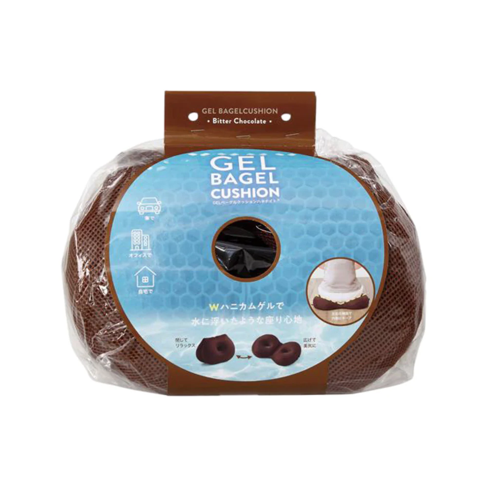 COGIT Figure-8 Gel Seat Cushion - Brown – Ergonomic Hip-Lifting Support for Office & Car - Image 4