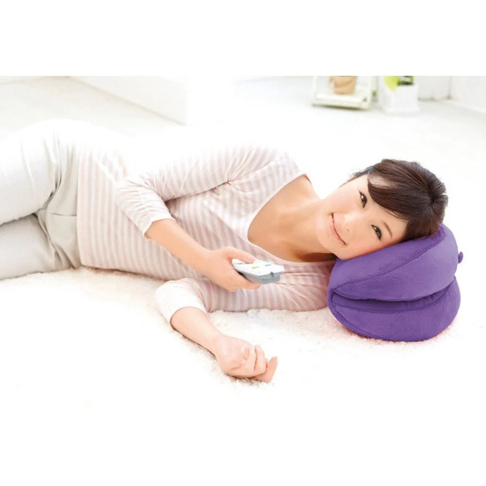 COGIT Velvet Figure-8 Double-Donut Seat Cushion - Purple - Image 3