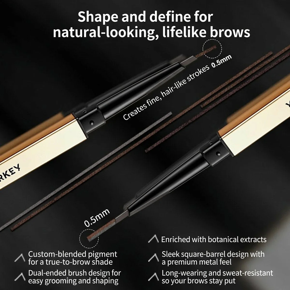 Colorkey 3D Eyebrow Pencil #02 Earth Brown - Image 5