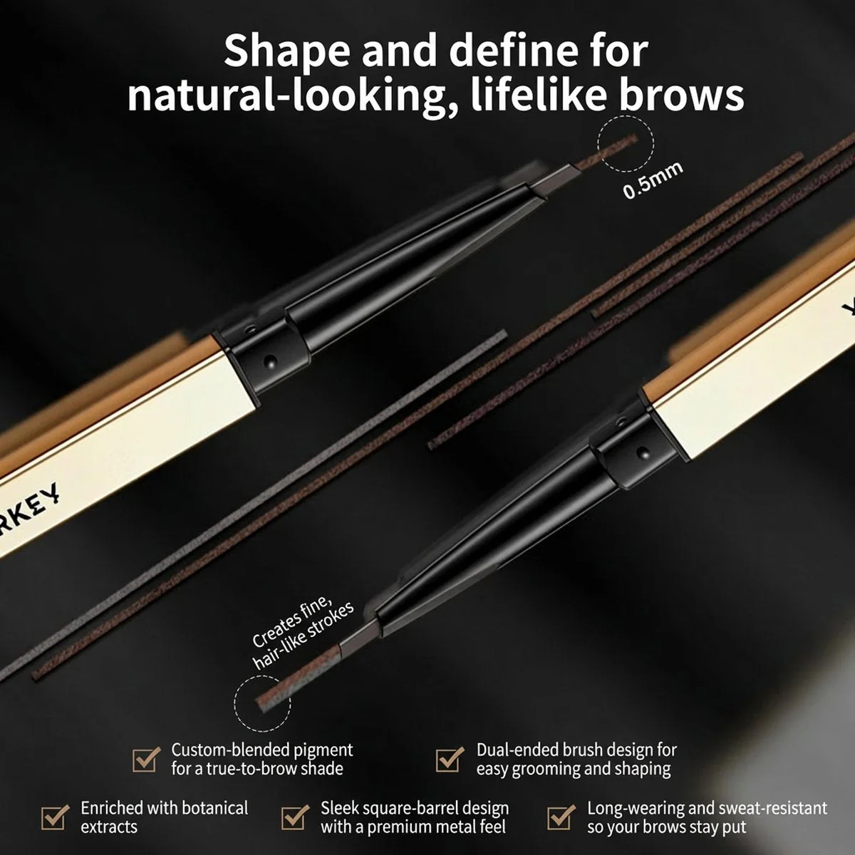 Colorkey 3D Eyebrow Pencil #03 Starry Gray - Image 5