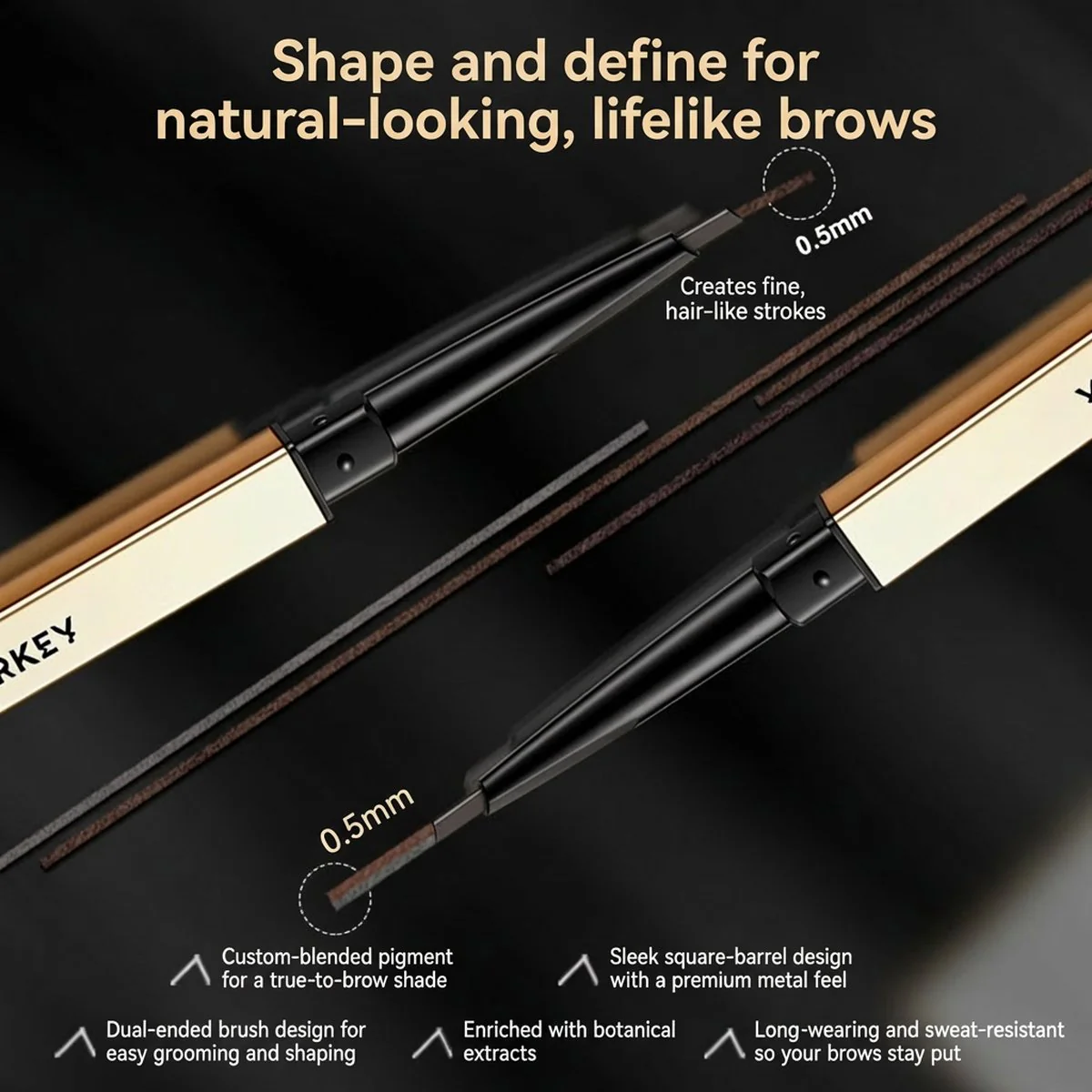 Colorkey 3D Eyebrow Pencil #04 Ash Brown - Image 5