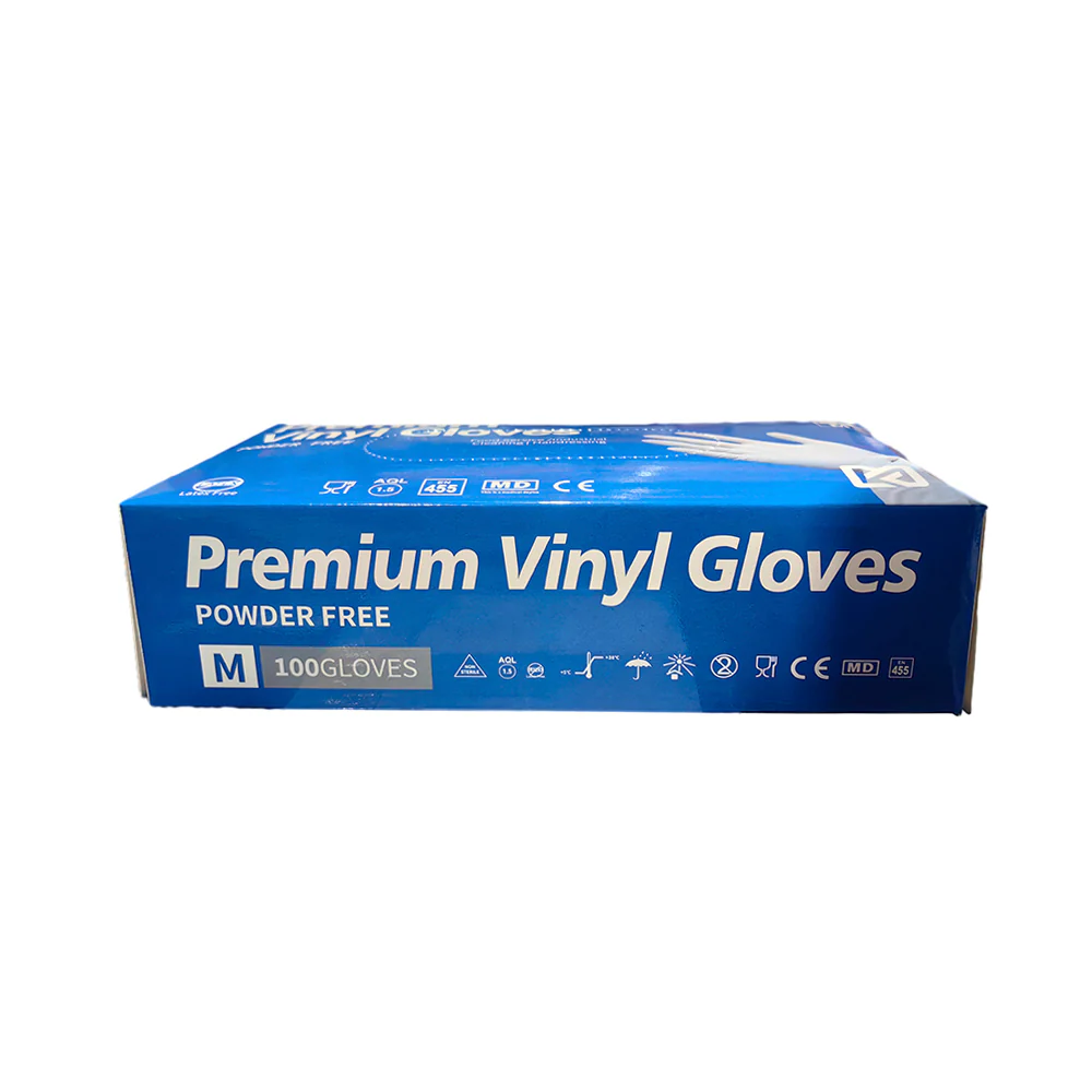 Comfort Powder-Free PVC Gloves M Size - 100 Pairs - Image 3