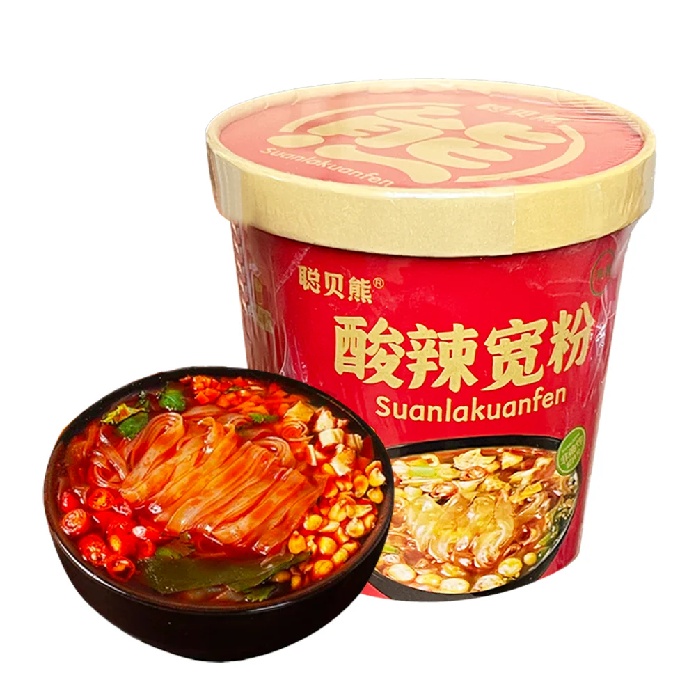 Congbeixiong Spicy and Sour Wide Noodles - 190g