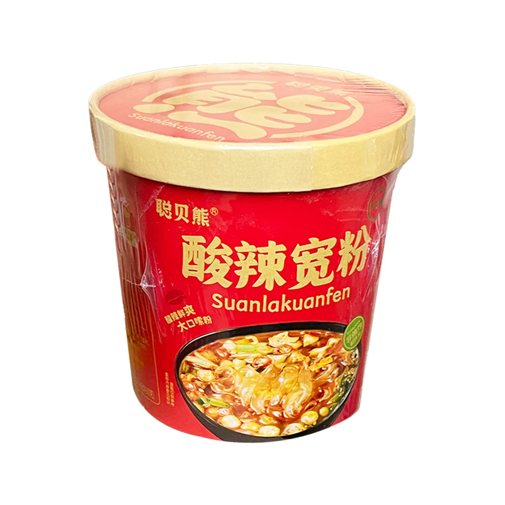 Congbeixiong Spicy and Sour Wide Noodles - 190g - Image 2