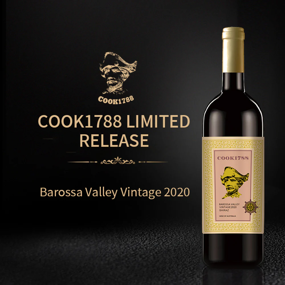 Cook1788 Limited Edition Shiraz Red Wine 2020 - 750ml - Image 3