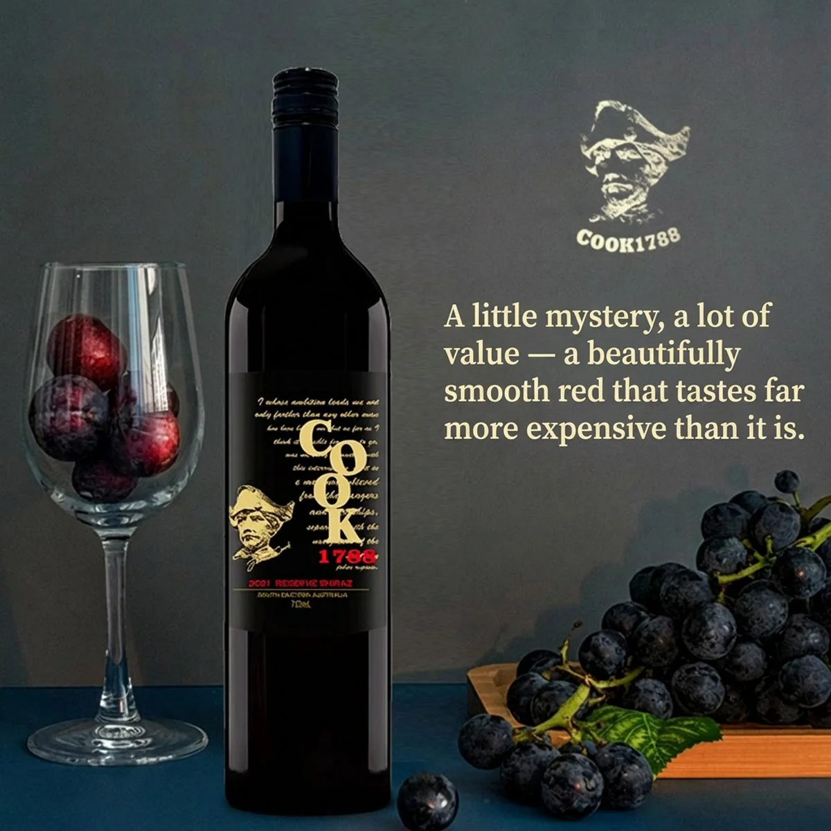 Cook1788 Reserve Shiraz Red Wine 2021 - 14% 750ml - Image 5