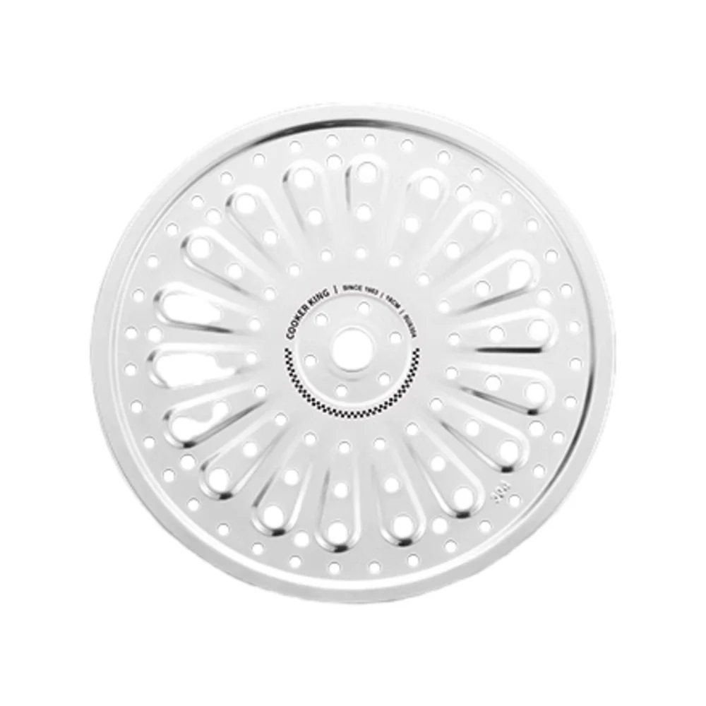 Cooker King 304 Stainless Steel Steamer Plate with Legs, 18 cm (17.8 cm Diameter) – Perforated Rack for Multi-Pot Use - Image 5