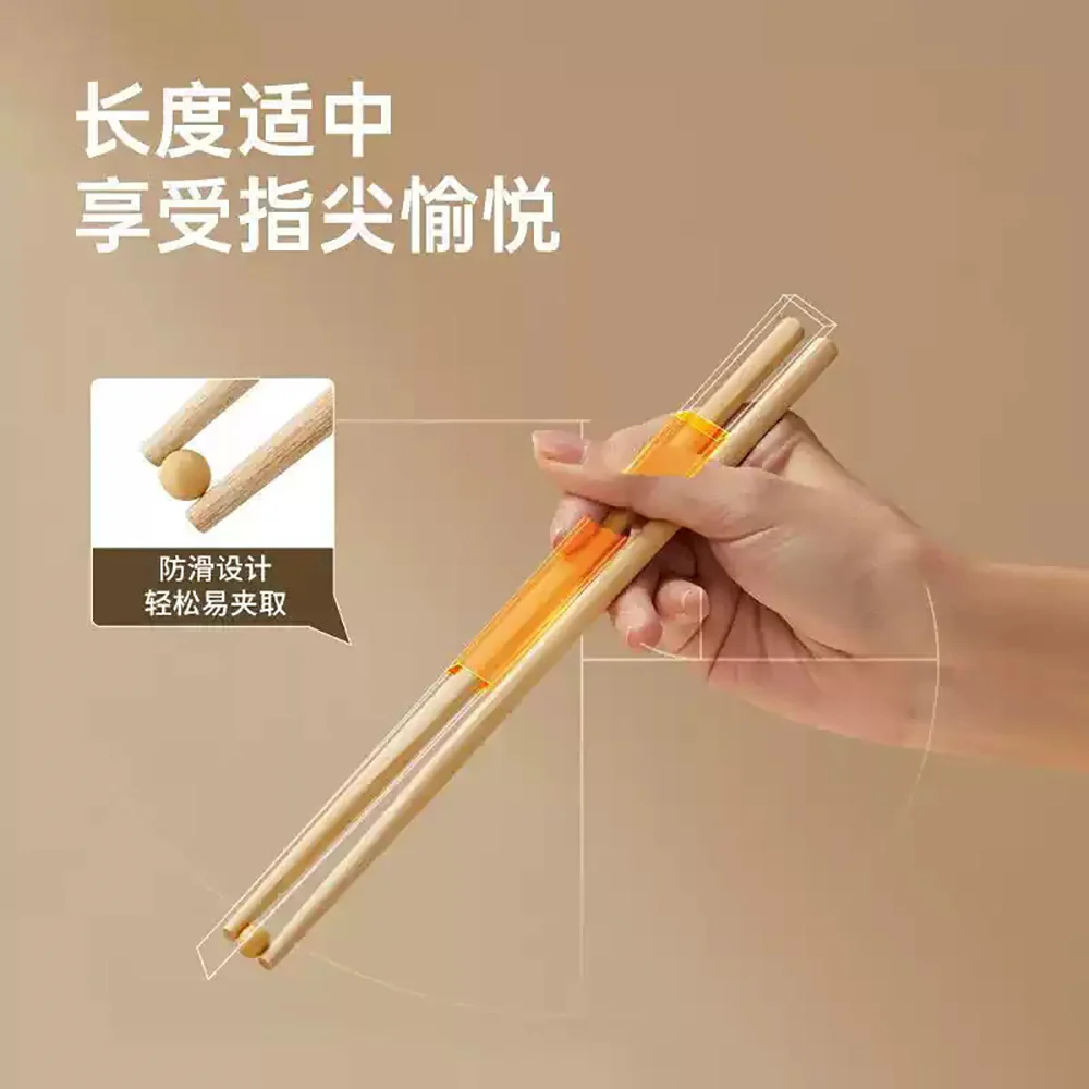 Cooker King Bamboo Chopsticks - Set of 20 Pairs - Image 3