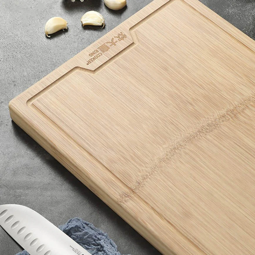 Cooker King Natural Thickened Bamboo Cutting Board - 40x30x3cm - Image 3