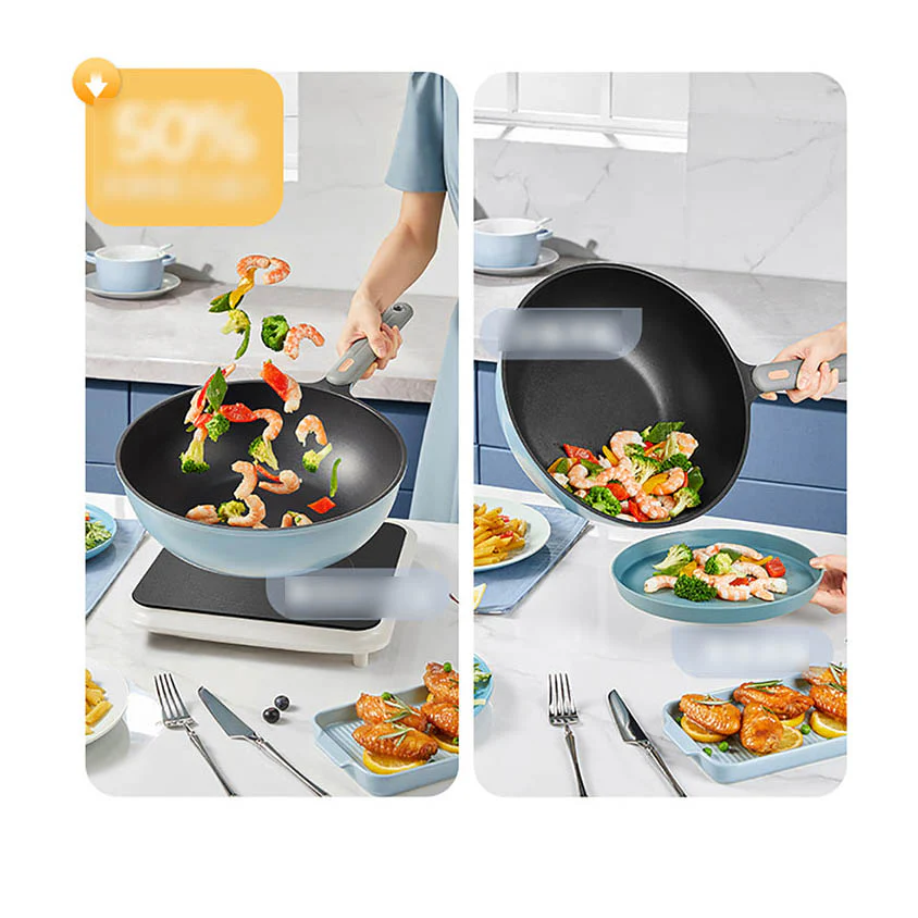 Cooker King Ultra-Lightweight Women's Frying Pan - 32cm - Image 4