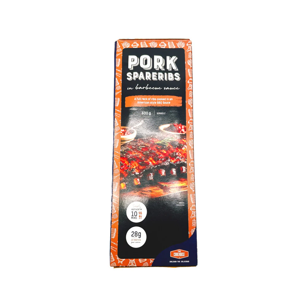 Cookhouse American BBQ Sauce Roasted Pork Ribs 600g