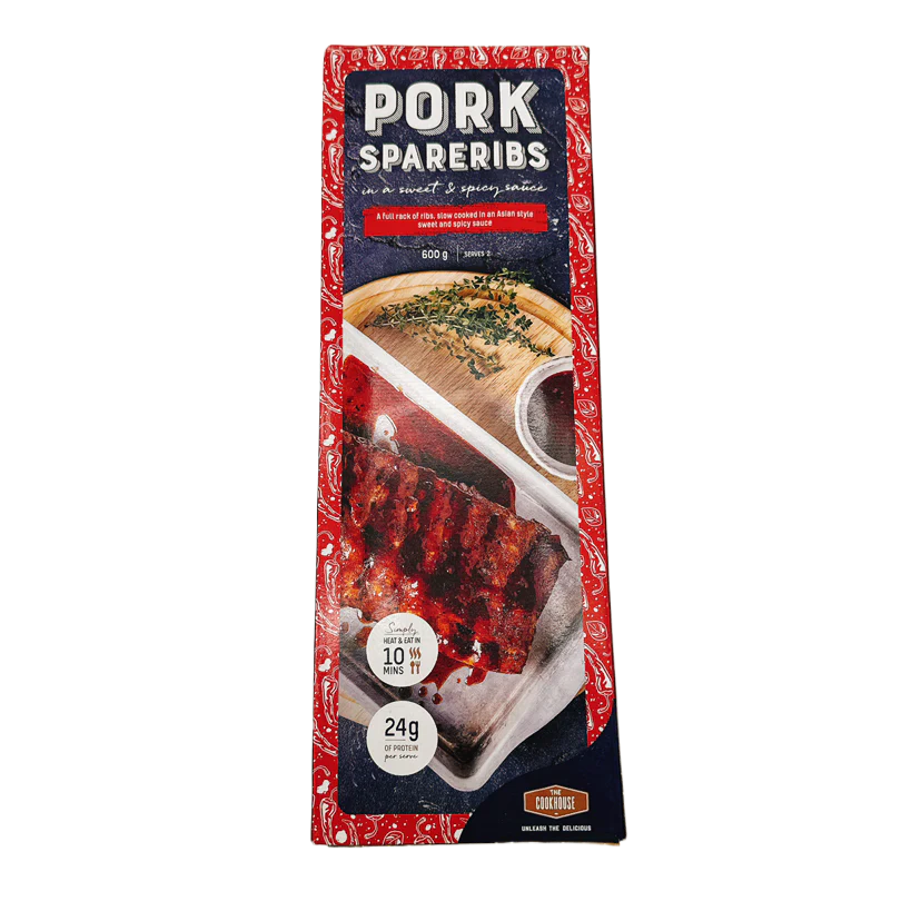 Cookhouse Sweet & Spicy Roasted Pork Ribs 600g - Image 2