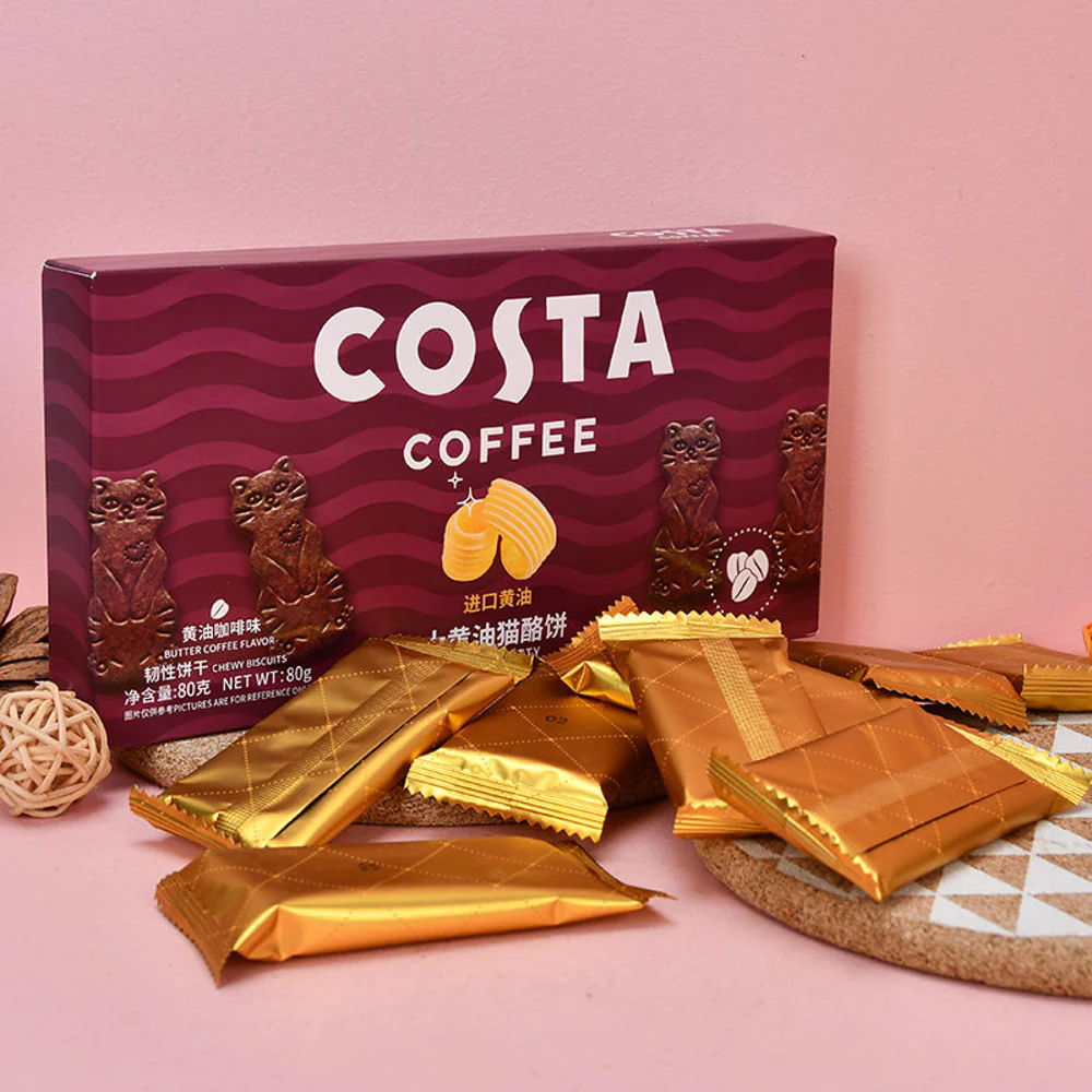 Costa Coffee Butter Kitty Biscuits – Butter Coffee Flavour 80g - Image 3
