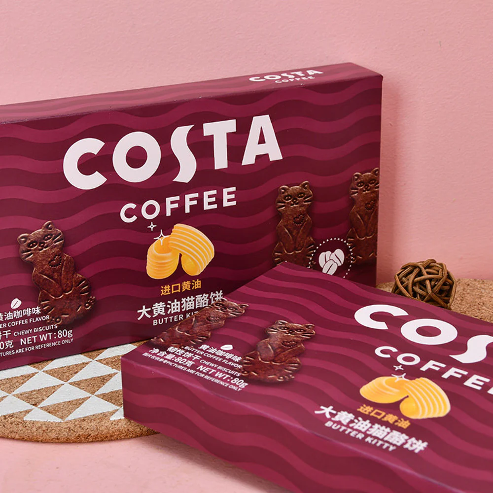 Costa Coffee Butter Kitty Biscuits – Butter Coffee Flavour 80g - Image 4